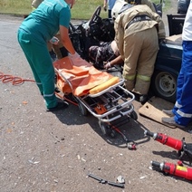 В Оренбурге два водителя оказались в больнице, попав в ДТП