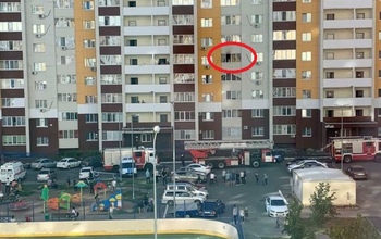 В Оренбурге потушили возгорание в многоэтажке