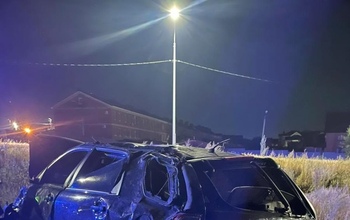       В Оренбурге 18-летний водитель едва не погиб, слетев в кювет