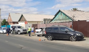 В Орске столкнулись четыре автомобиля