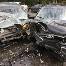 В Оренбурге произошло очередное ДТП с участием такси, пострадали три человека