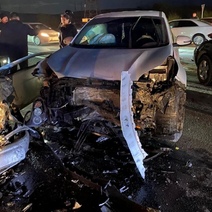 Под Орском в ужасную аварию попали четыре авто