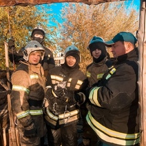 В Орске пожарные спасали из огня в бане кошачье семейство