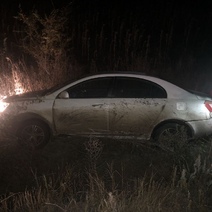 Под Бузулуком водитель не проснулся даже после того, как его авто съехало в кювет