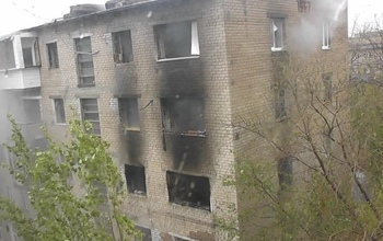 В Оренбурге третий раз за две недели загорелся дом на Одесской