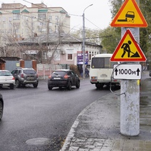 В Оренбурге ремонт на Комсомольской не сделали вовремя из-за дождей