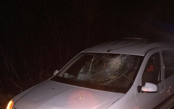 Под Оренбургом водитель автомобиля Lada Largus снес на дороге подростка