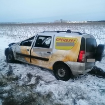 В Новосергиевском районе опрокинулась в кювет 