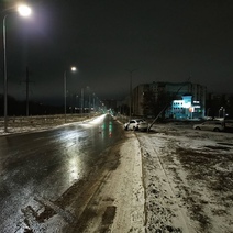 В Оренбурге на проезде Северном 19-летняя автоледи протаранила столб