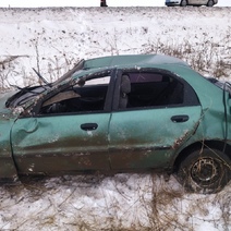 Под Бузулуком в кювет опрокинулся 