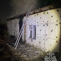 На пожаре в СНТ под Оренбургом погиб мужчина (18+)