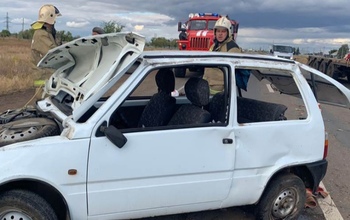 В Курманаевском районе «Ока» вылетела в кювет, есть пострадавшие