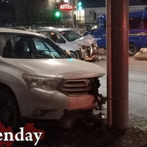 В центре Оренбурга произошло серьёзное ДТП