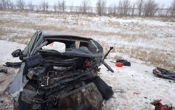 В Оренбургской области четыре человека погибли в страшном ДТП (18+)