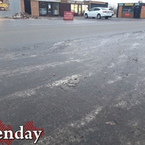 Оренбург превратился в огромный ледяной каток