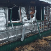 В Бугурусланском районе причиной пожара, уничтожившего дом, могло стать короткое замыкание