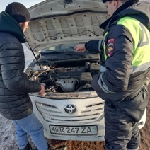 В Пономарёвском районе на трассе чуть не замёрз водитель 