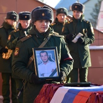 В Гае проводили в последний путь погибшего на Украине добровольца