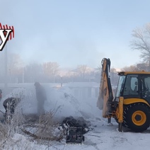 В Медногорске из-за морозов пока так и не устранили последствия повреждения теплотрассы
