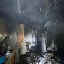 В Оренбурге загорелась квартира в доме на улице Герцена