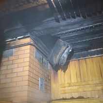 В Новотроицке горела городская баня