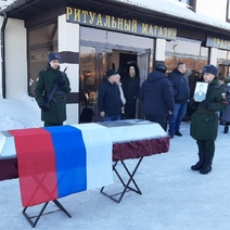 В Медногорске проводили в последний путь двоих погибших на Украине бойцов