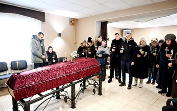 В Бугурусланском районе похоронили погибшего на Украине бойца