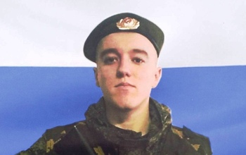 В Оренбургском районе проводили в последний путь погибшего на Украине молодого стрелка