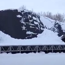 В Медногорске на новом объекте благоустройства рухнула крыша