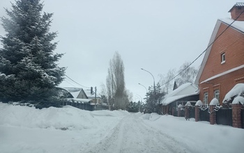 В Оренбурге улицы утопают в снегу