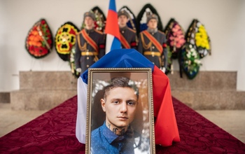 В последний путь проводили погибшего на Украине бойца ЧВК «Вагнер» из Оренбурга