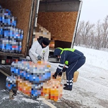 В Октябрьском районе Газель потеряла колесо и перегородила трассу