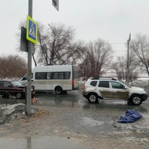 В Новотроицке после столкновения с «ЗАЗ Шанс» «Рено Дастер» сбил пенсионерку