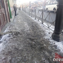 УК ответит перед оренбурженкой рублем за нечищеные дороги ото льда
