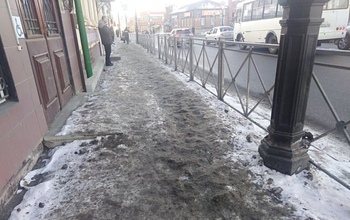 УК ответит перед оренбурженкой рублем за нечищеные дороги ото льда