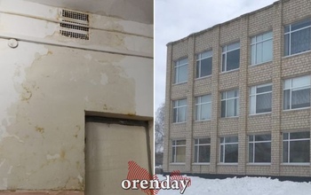 В Саракташе чиновники не нашли денег на нормальный ремонт крыши в школе