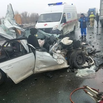 В Тоцком районе Škoda протаранила грузовик, погиб пассажир легковушки (18+)