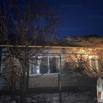 В Первомайском районе сгорел жилой дом