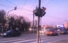 В Оренбурге «Nissan» врезался в светофор из-за беспечности водителя «Chery»