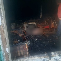 В Саракташском районе при тушении пожара спасатели обнаружили труп мужчины (18+)