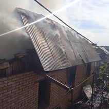 В селе Старица на пожаре пострадал мужчина