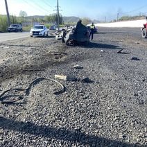 В Медногорске погиб водитель Renault, 