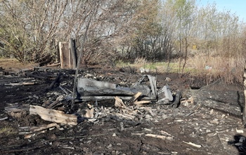 В Саракташском районе огонь с кучи мусора перекинулся на надворные постройки
