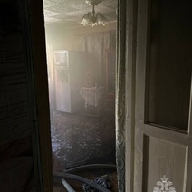 В Оренбурге на пожаре в квартире на ул. 60 лет Октября пострадал мужчина 