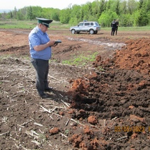 В Оренбургской области произошел очередной порыв нефтепровода