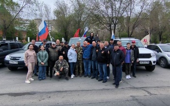 В Оренбурге прошел автопробег, посвященный Дню Победы