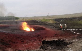В Оренбургской области ликвидируют порыв газопровода