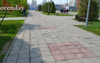 В сквере им. Прохоренко заменят старую плитку на... старую?