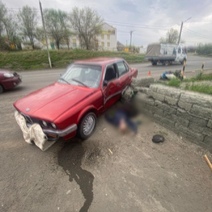 В Орске после столкновения двух автомобилей один из них убил пешехода (18+)