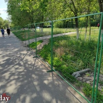 В Оренбурге, затянув с обещанным сроком, приступили к благоустройству сквера на улице Чкалова